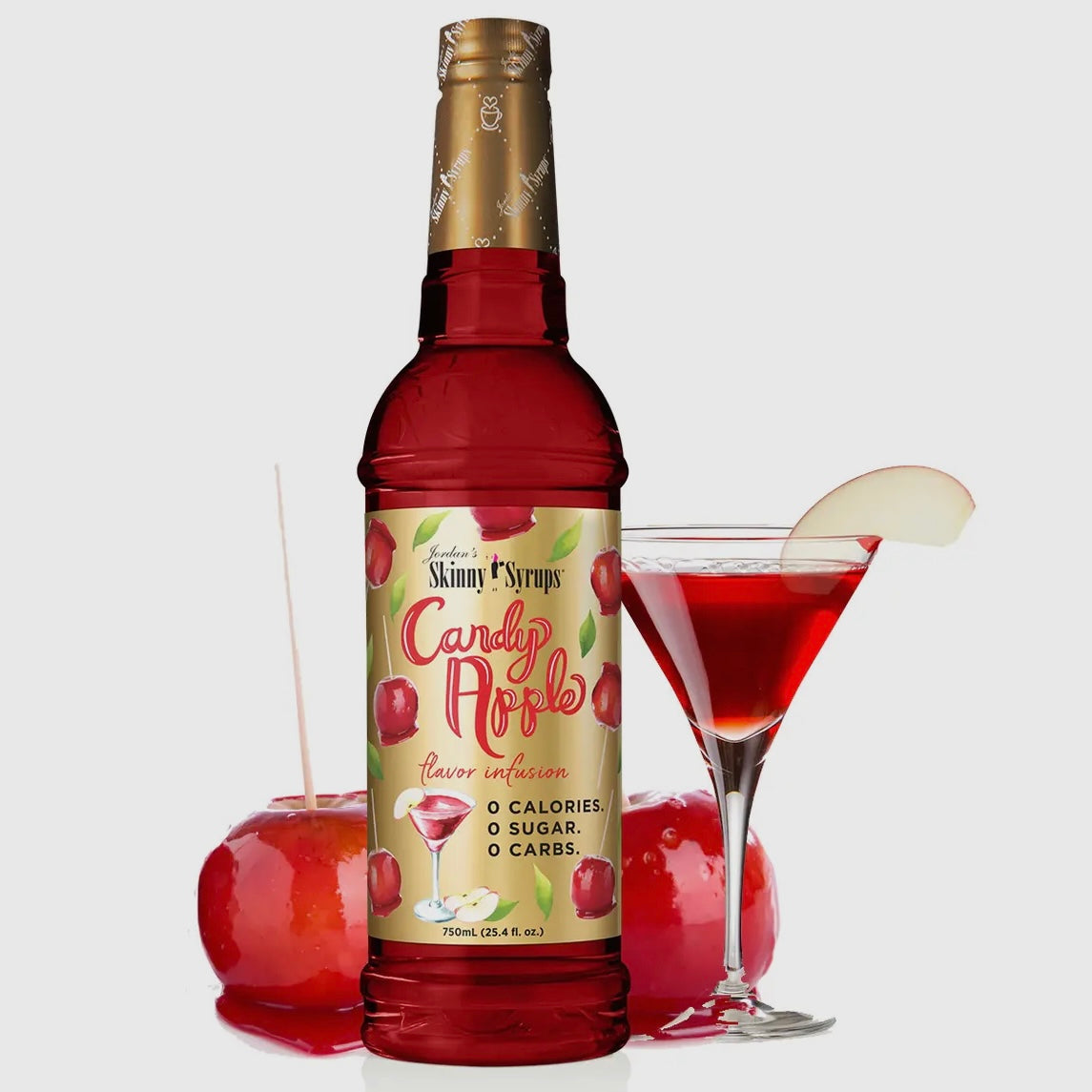 CANDY APPLE FLAVOR JORDAN'S SKINNY MIXES SYRUPS