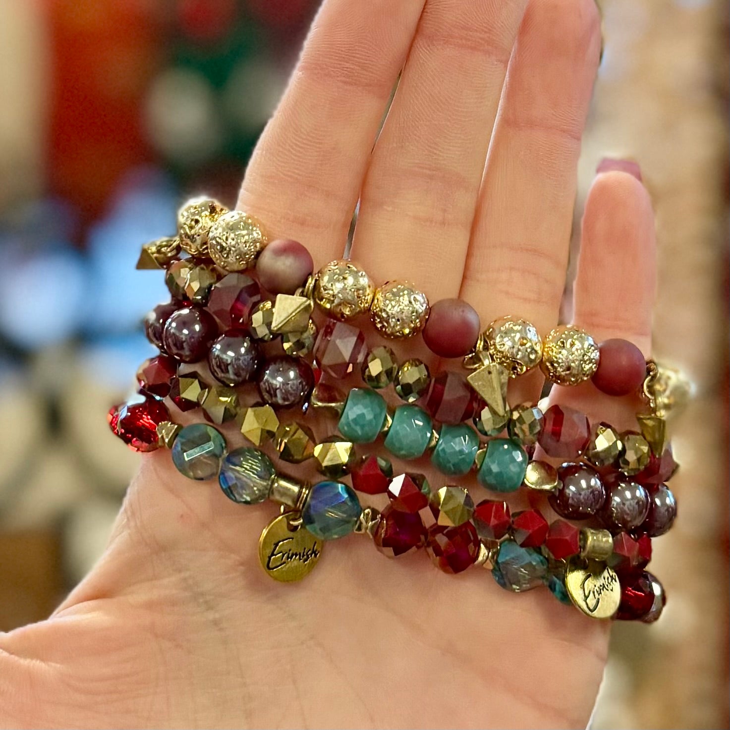 Christmas Spirit Erimish Bracelet Set of 5