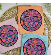 HAPPY HIPPIE SMILEY ORANGE SOFT STYLE TEE