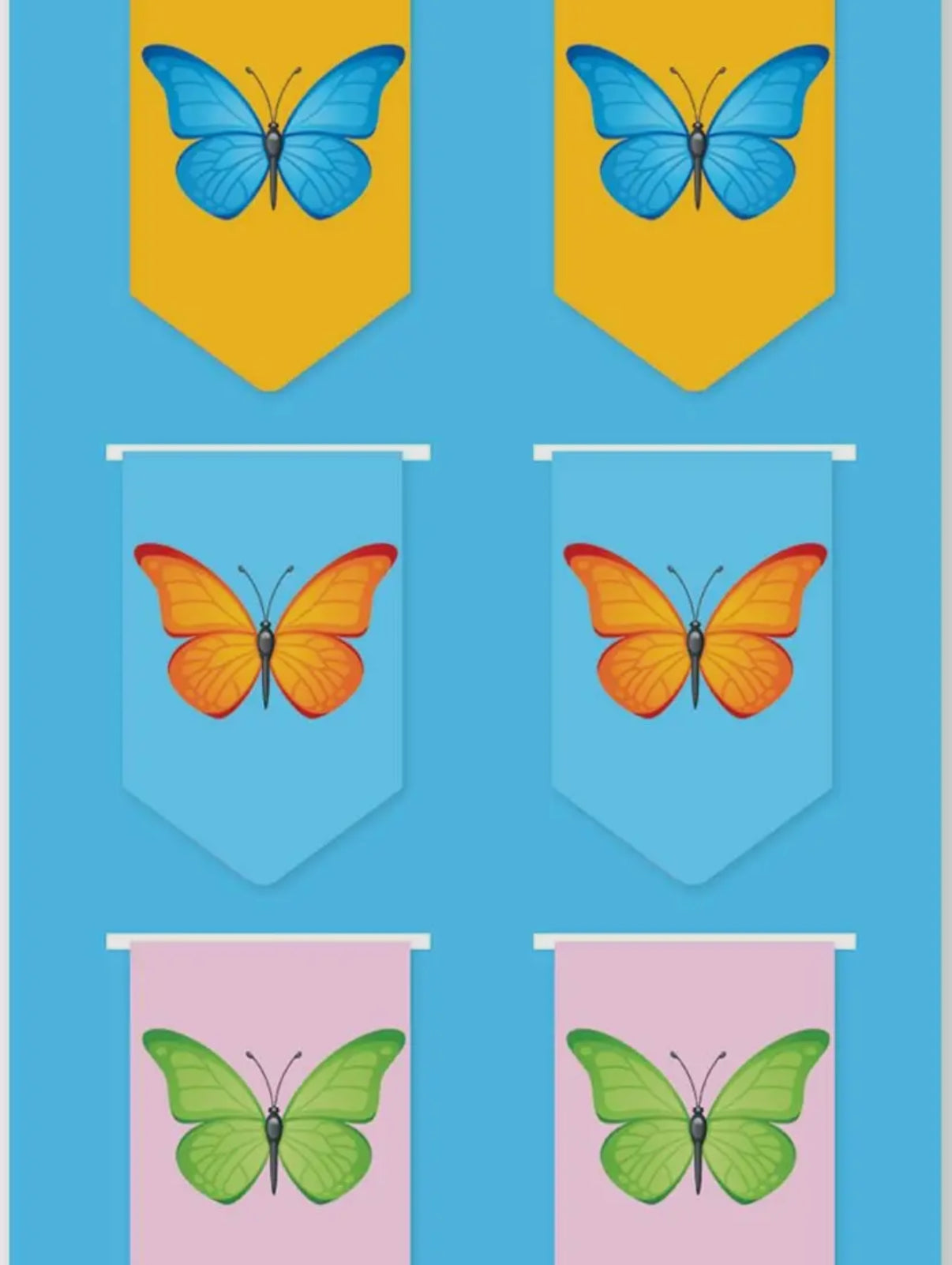Butterflies i-Clips Magnetic Page Markers PPP
