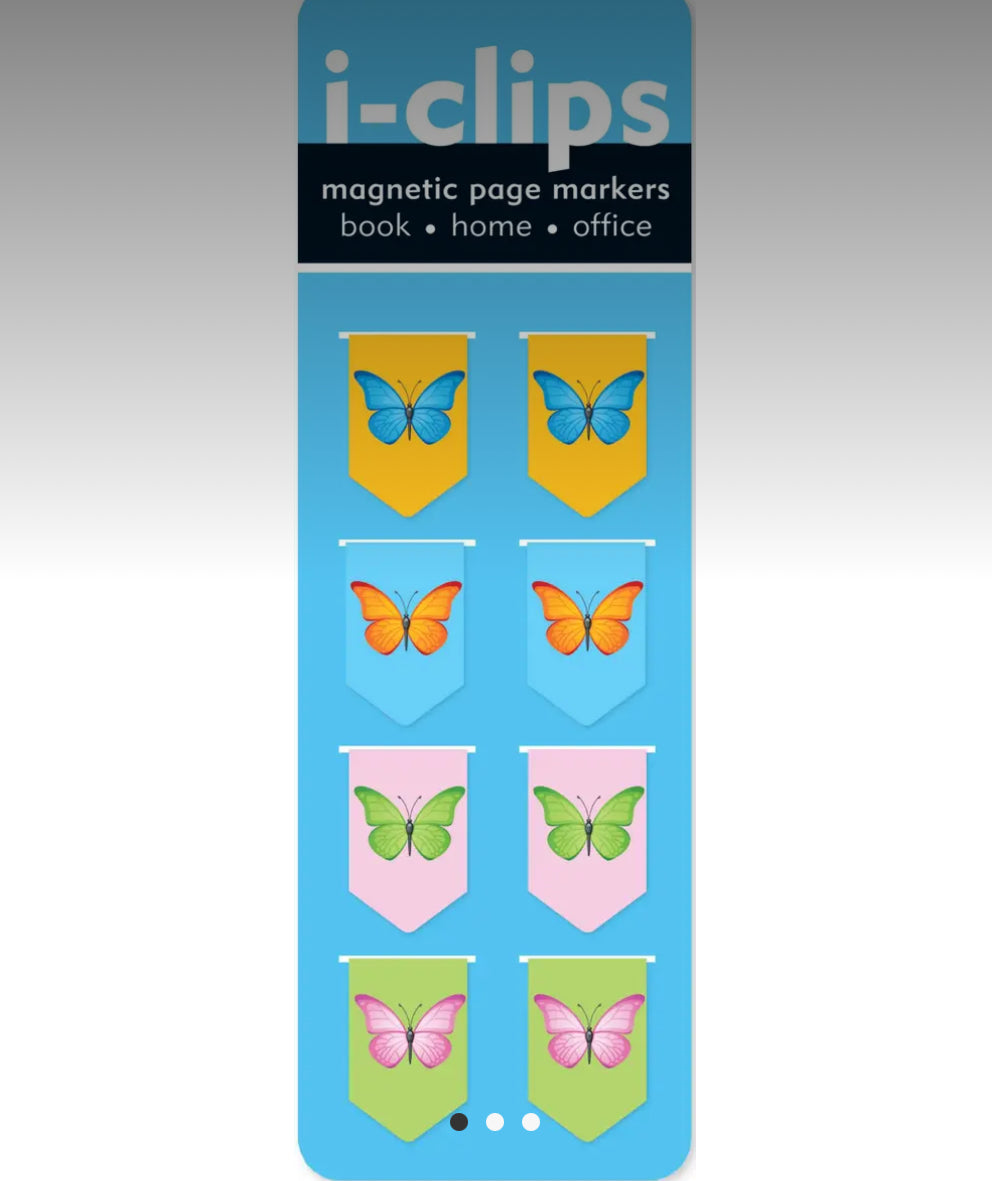Butterflies i-Clips Magnetic Page Markers PPP