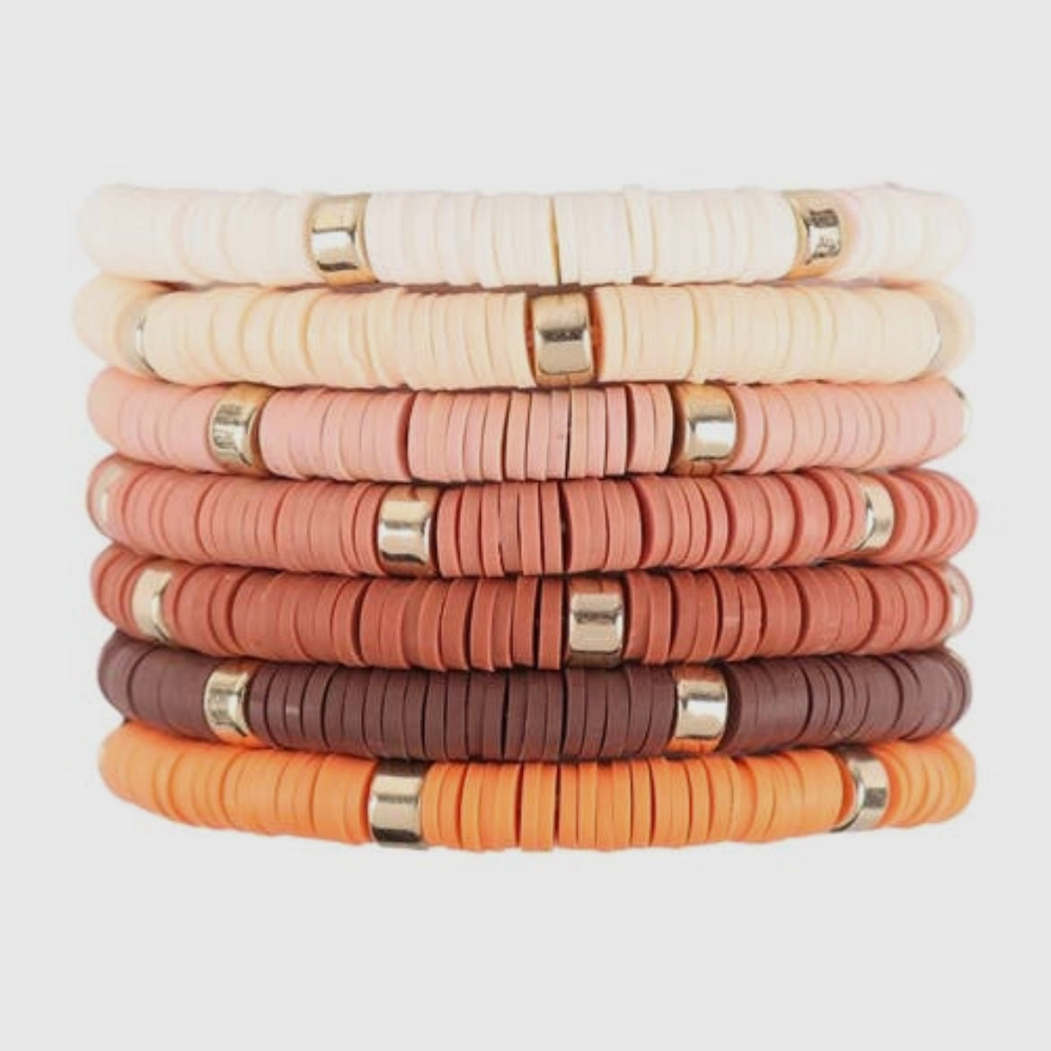 Heishi Beaded Stretch Bracelet