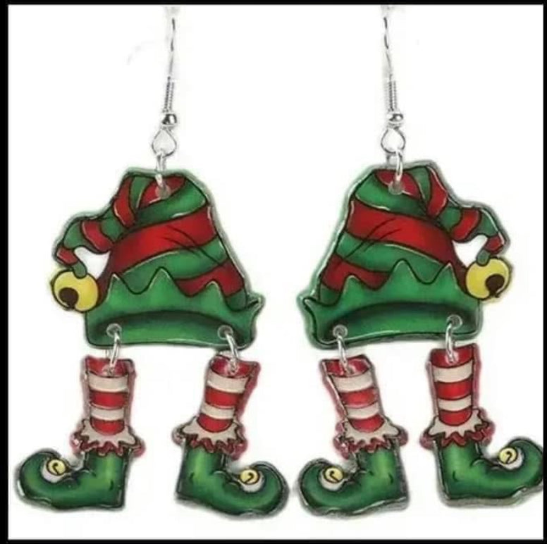 DANGLY ELF LEGS EARRINGS