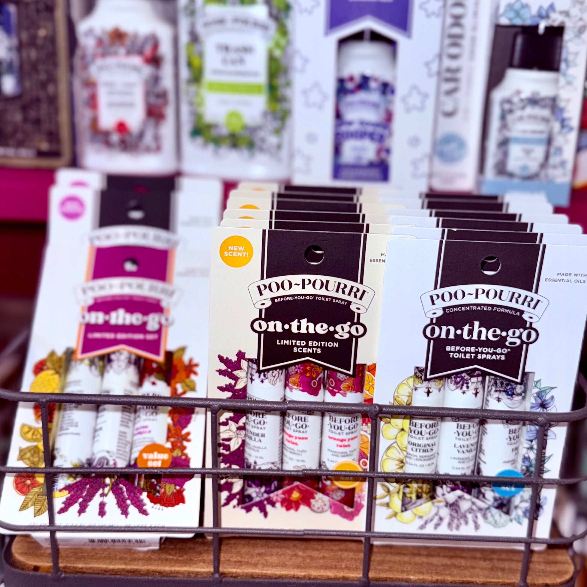 POO POURRI SPRING CITRUS/LAVENDER/FLORAL ON THE GO 10ML SET TRAVEL SIZE 3 PACK