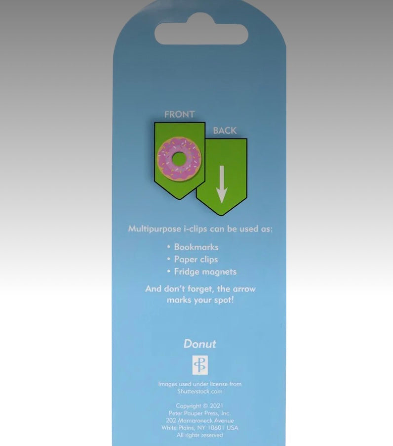 Donuts i-Clip Magnetic Page Markers PPP
