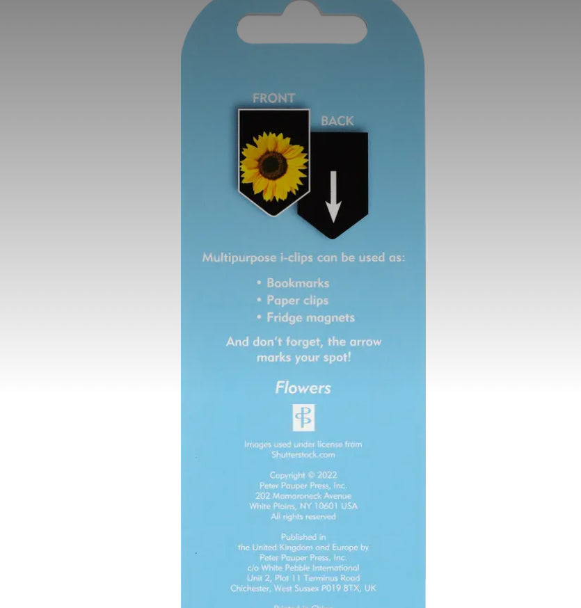 Flowers i-Clips Magnetic Page Markers PPP