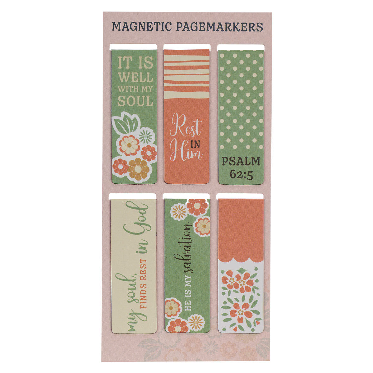 Tall Magnetic Bookmark Page Marker Set