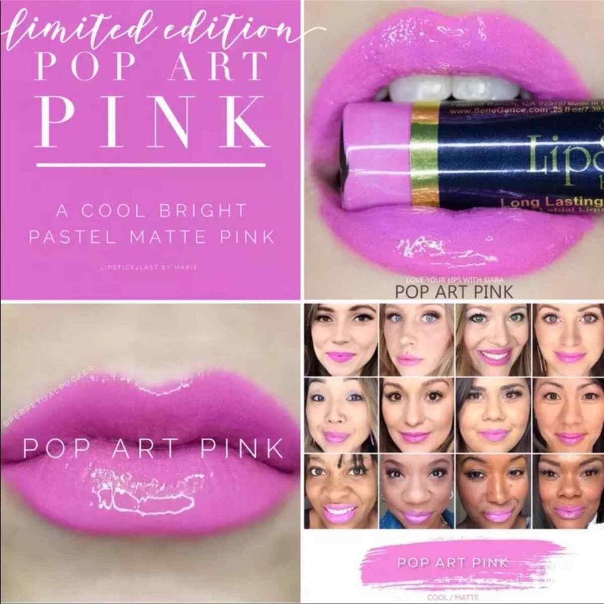 POP ART PINK LONG LASTING LIPSENSE LIPSTICK