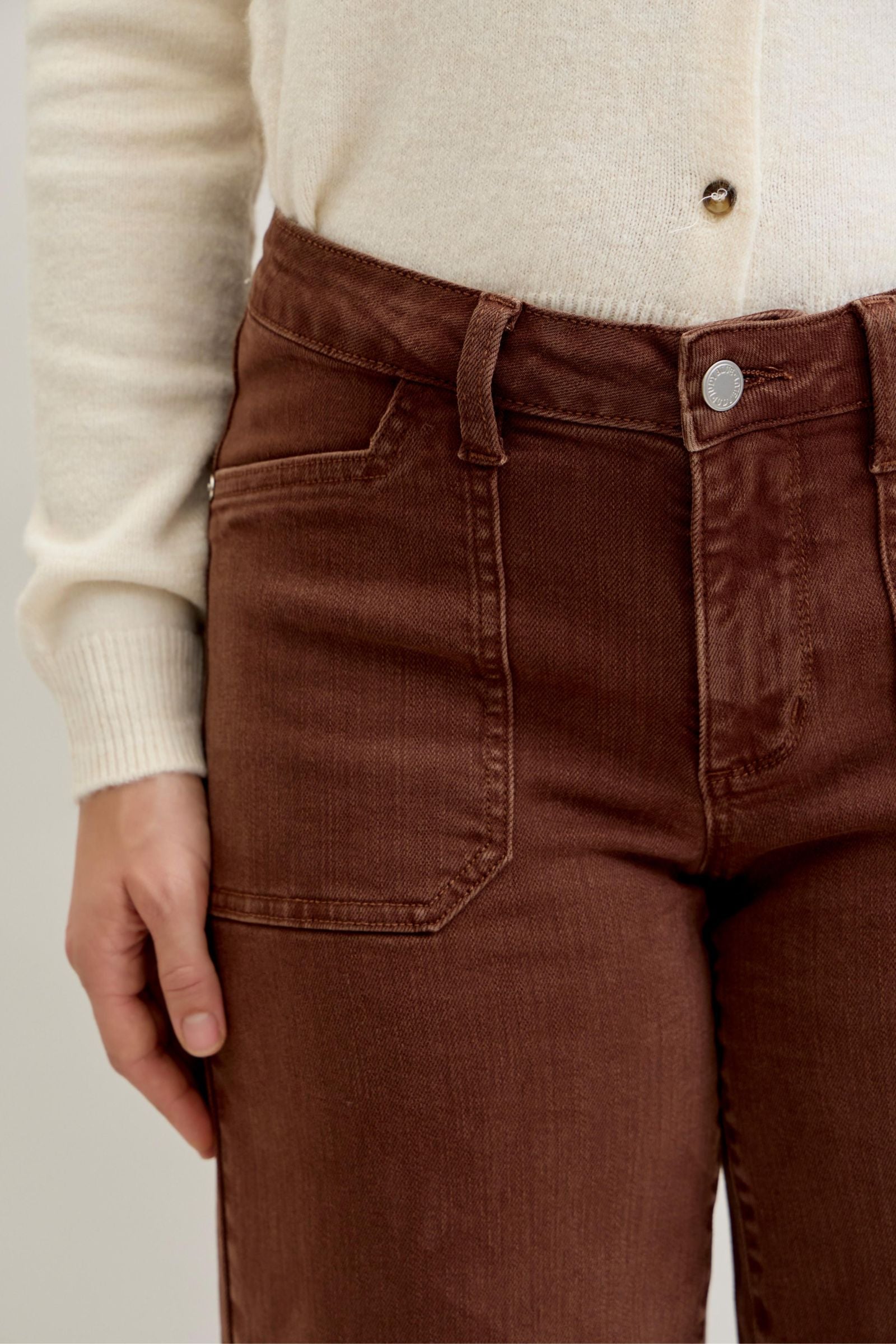 MAPLE MID RISE WIDE LEG CROP GARMENT DYED UTILITY POCKETS JUDY BLUE DENIM-PLUS