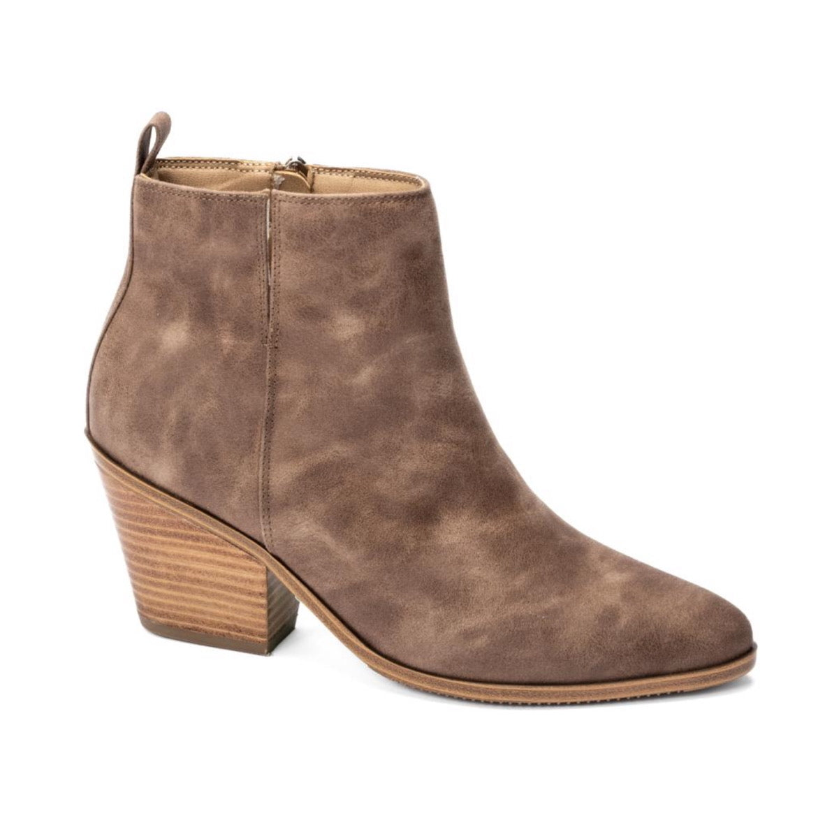 GIMME SUGAR TAN OIL PU CORKYS BOOTIE BOOTS