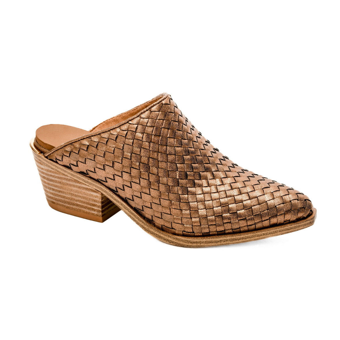 TGIF BRONZE CLOSED TOE HEELED SHOE BY CORKYS- SALE- SIZES 6 & 7 LEFT