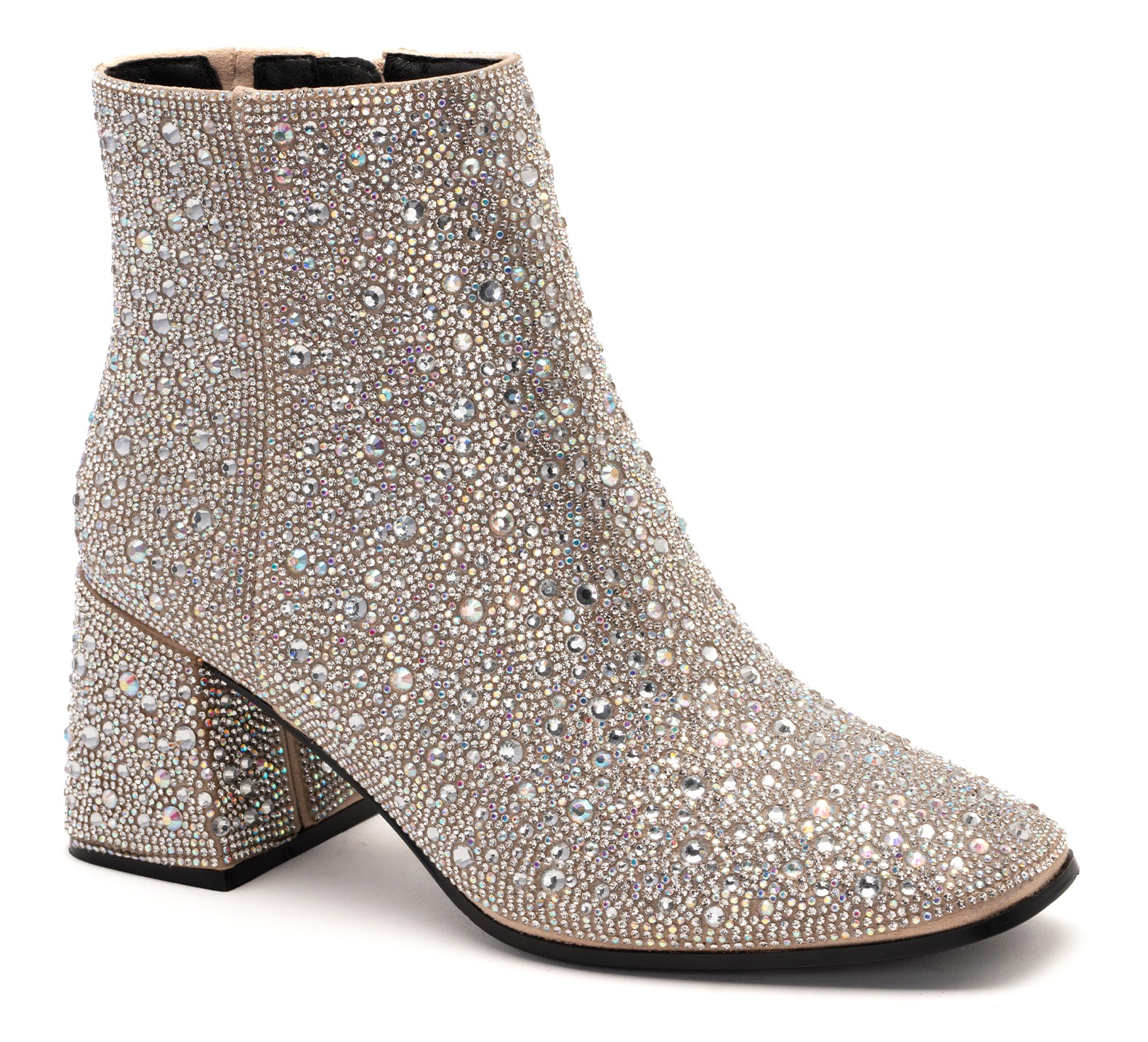 Clear Rhinestone Booties Clear Rhinestone LIT Corkys Blinged Out Boots- SALE- SIZES 6, 7 & 8 LE ...