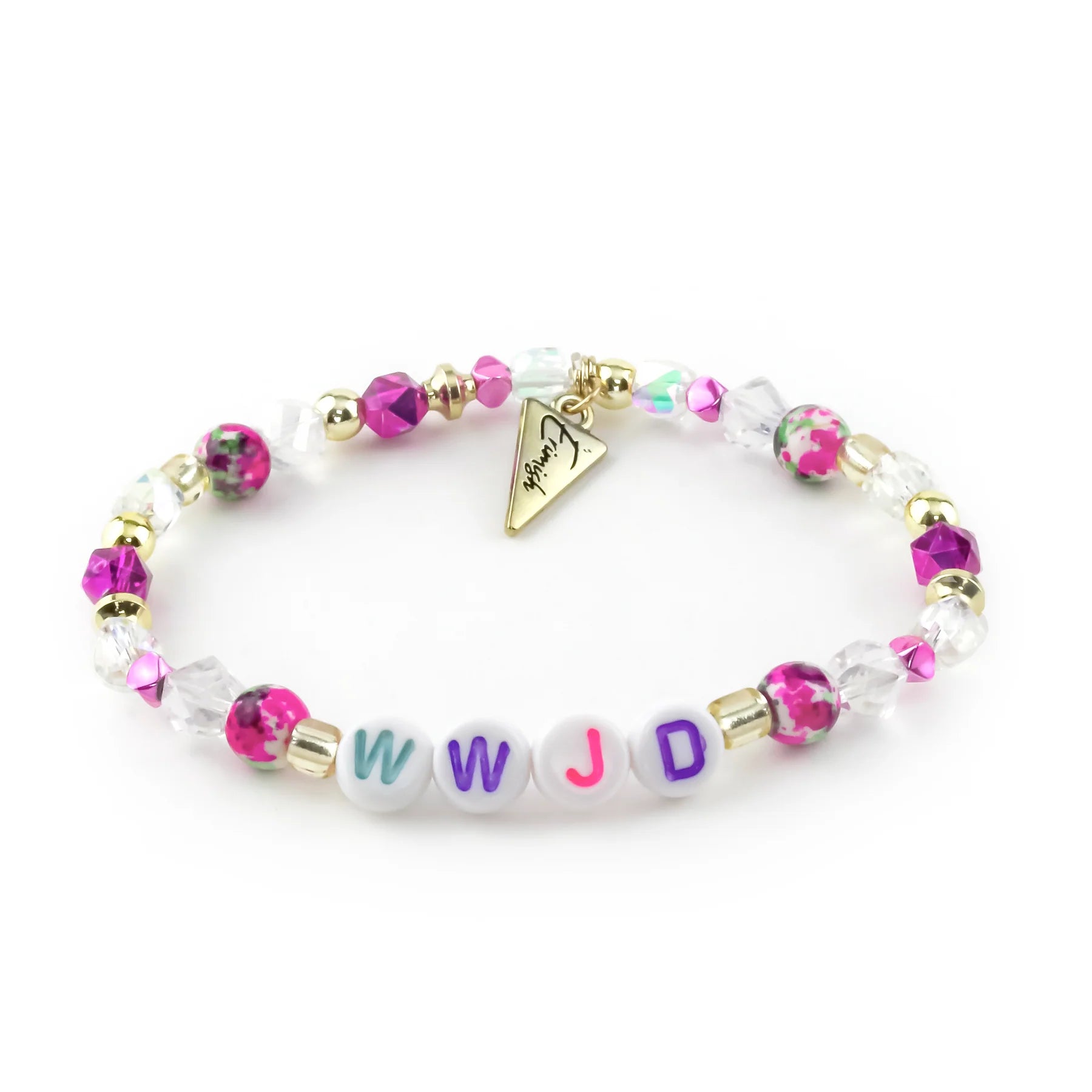 WWJD MAGENTA BRACELET Erimish Cross Collection