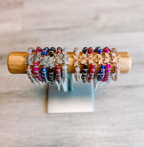 Butterfly Bling Beaded Bracelet