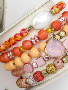 Peachy Princess Erimish Bracelet Set of 5