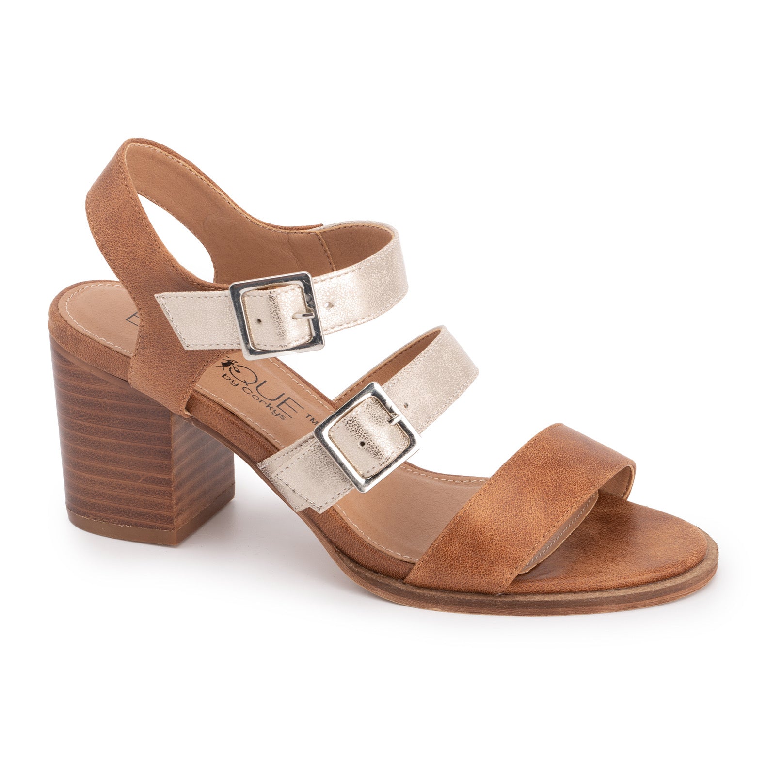 Banter Cognac Corkys Sandal Heels- SIZE 9 & 10 left