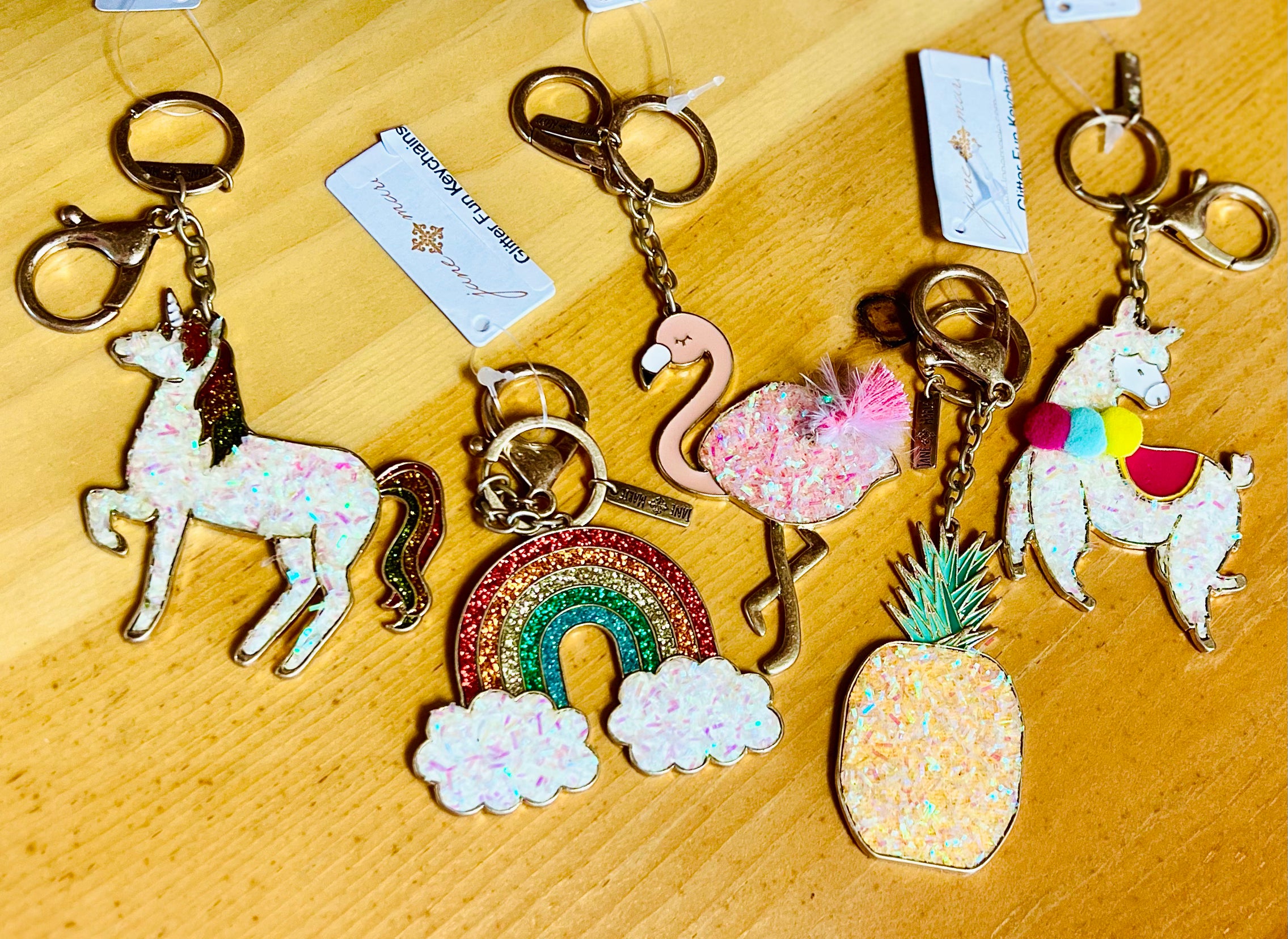 Glitter Fun Keychains