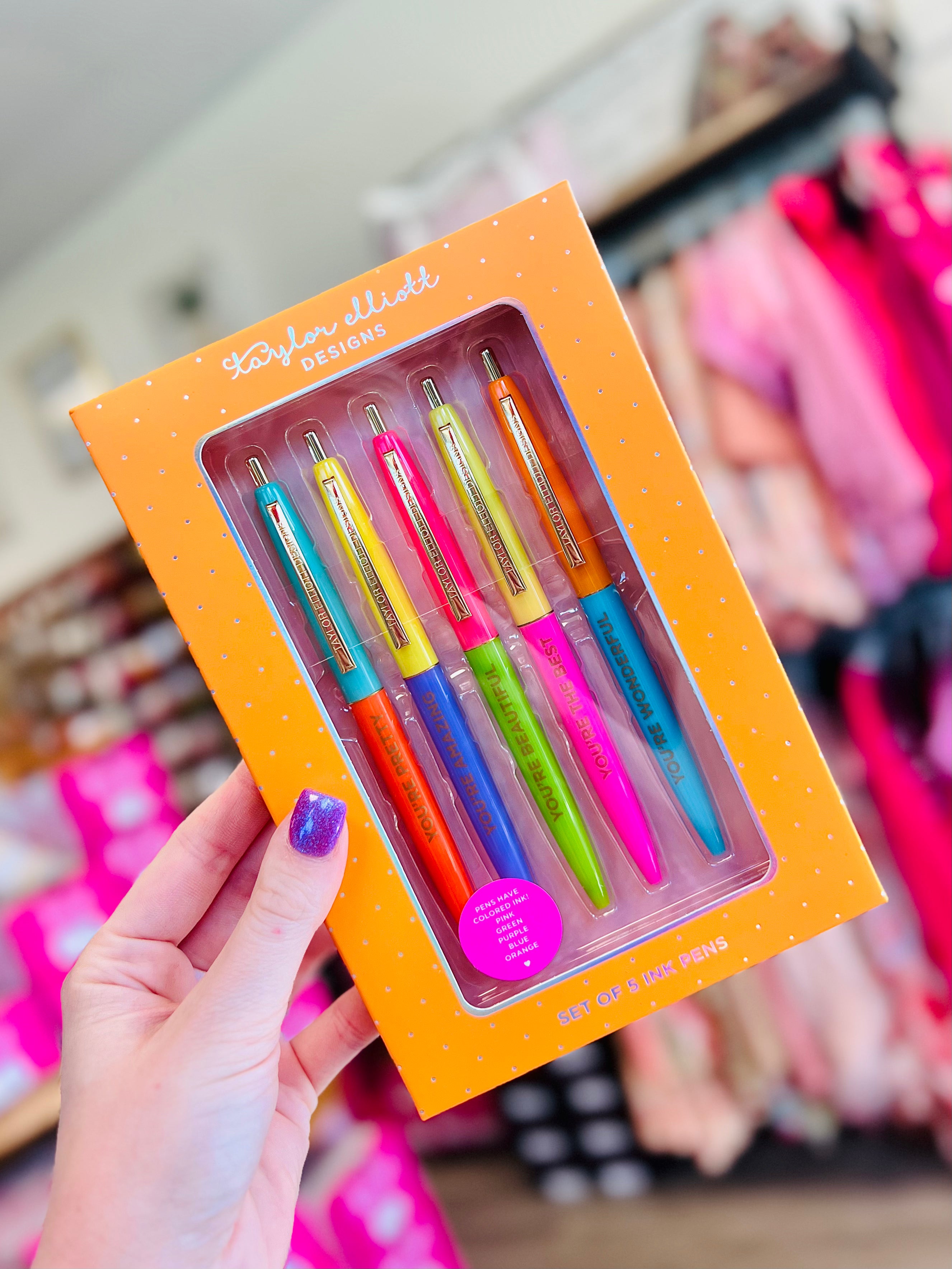 Complimets Pen Set of 5 TED