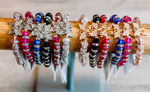 Butterfly Bling Beaded Bracelet