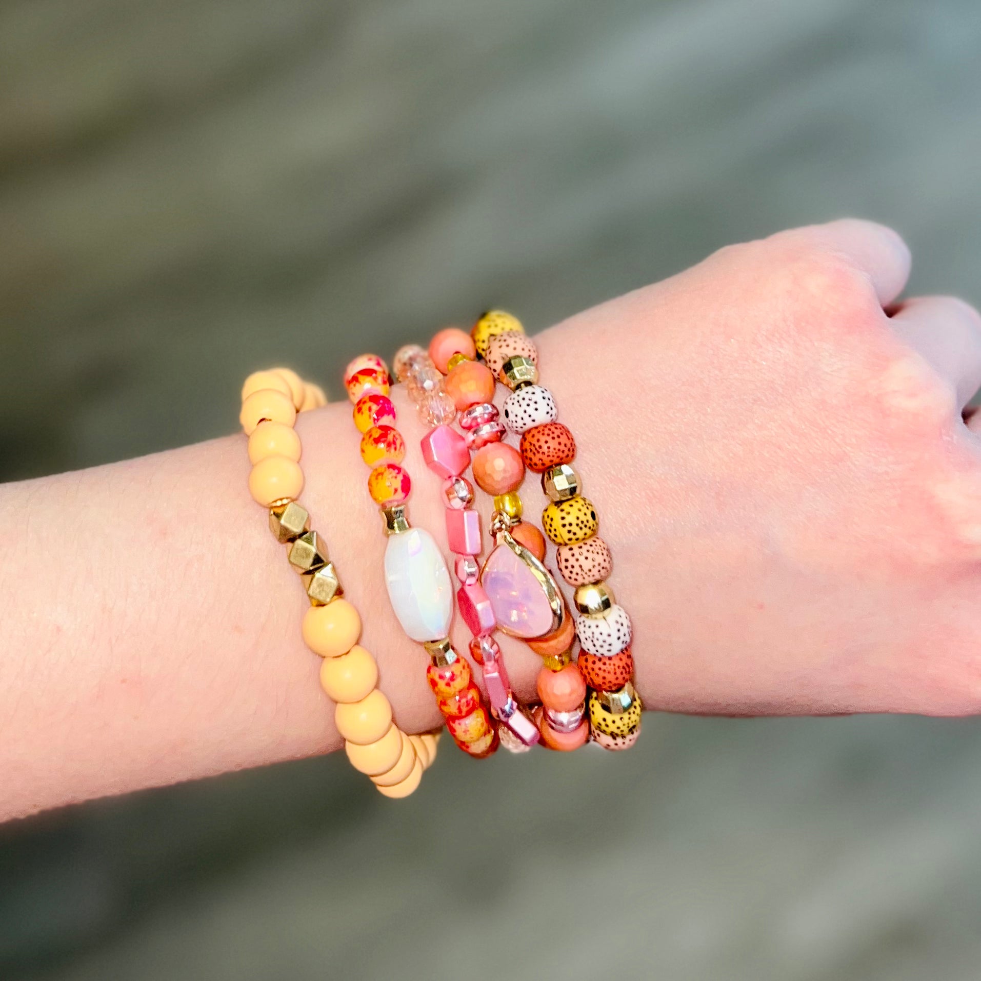 Peachy Princess Erimish Bracelet Set of 5