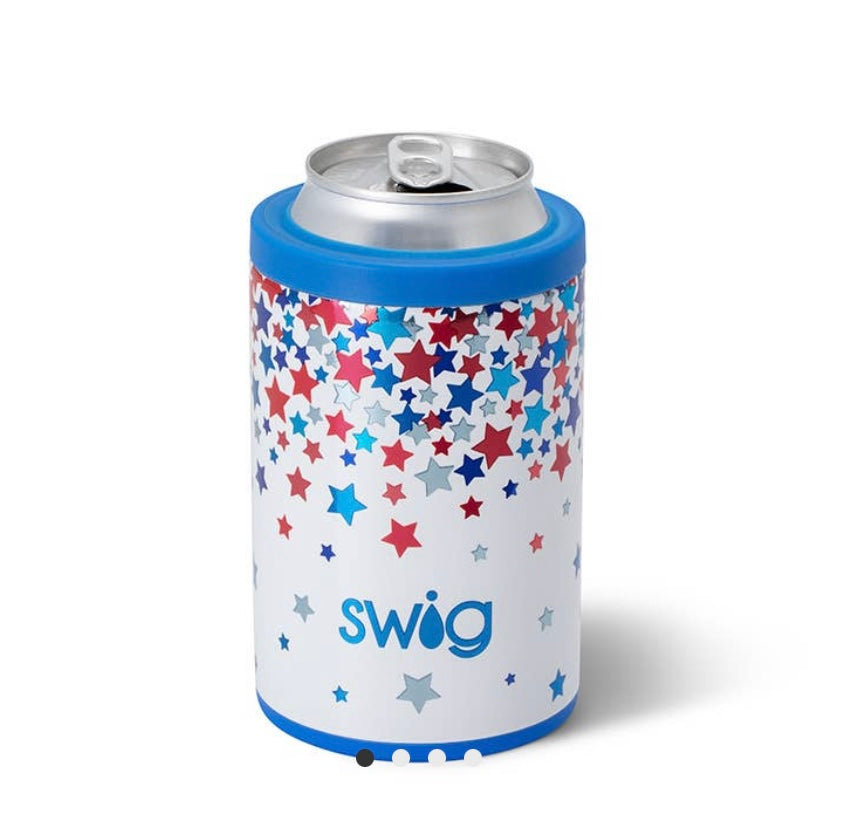 Star Spangled Can & Bottle Cooler 12oz SWIG