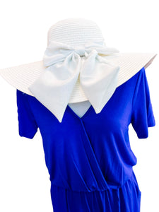 Royal Surplice Pocketed Romper