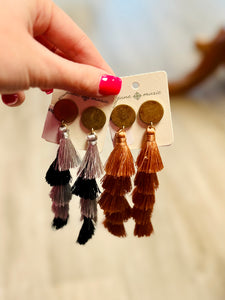 Tassel Multi Layer Earrings