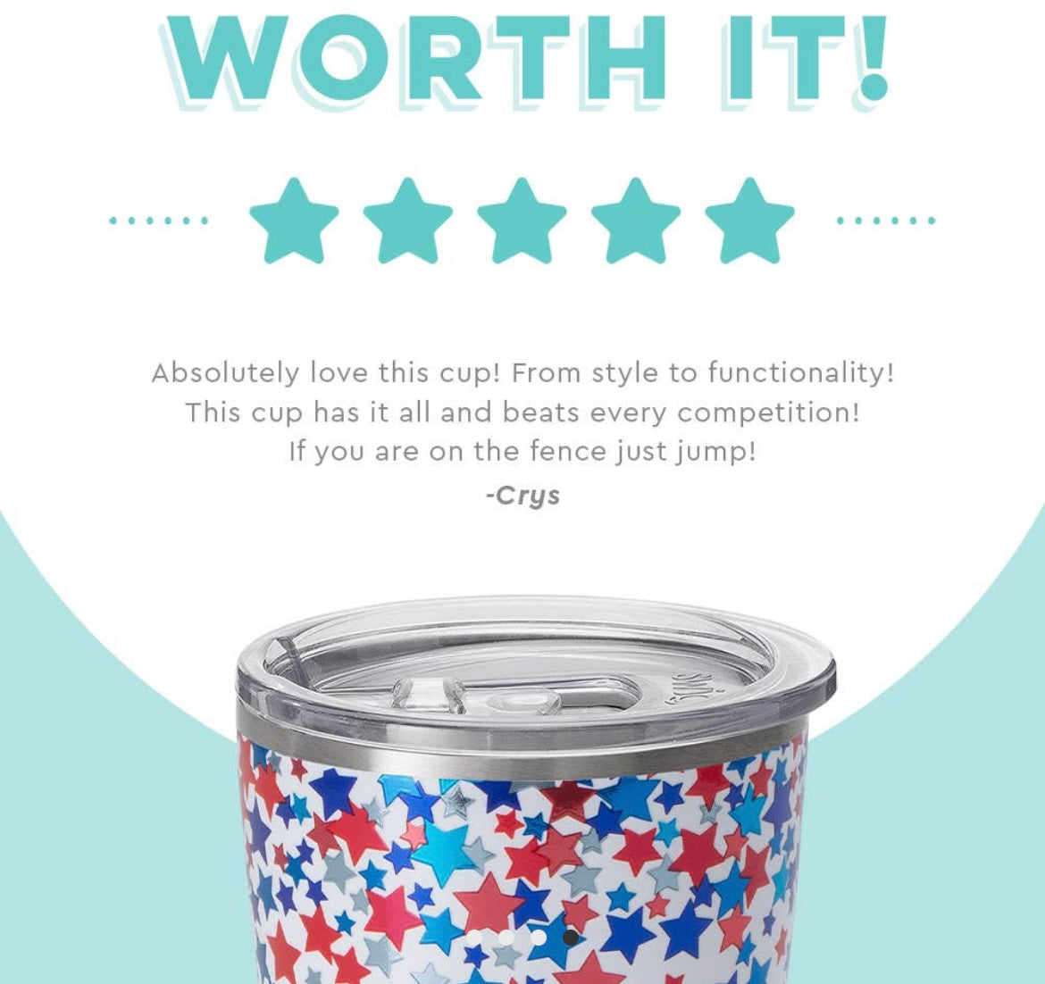 Star Spangled Tumbler 22oz SWIG