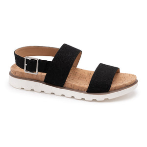 Fresh Black Corkys Sandals- SIZE 8