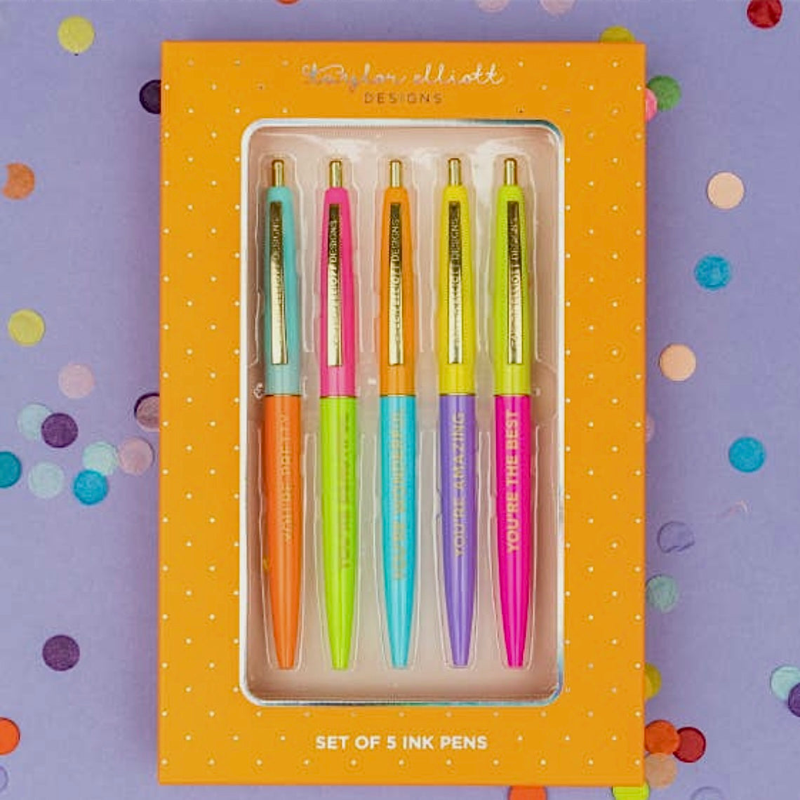Complimets Pen Set of 5 TED