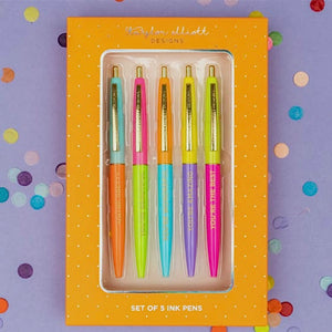 Complimets Pen Set of 5 TED