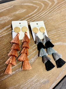 Tassel Multi Layer Earrings