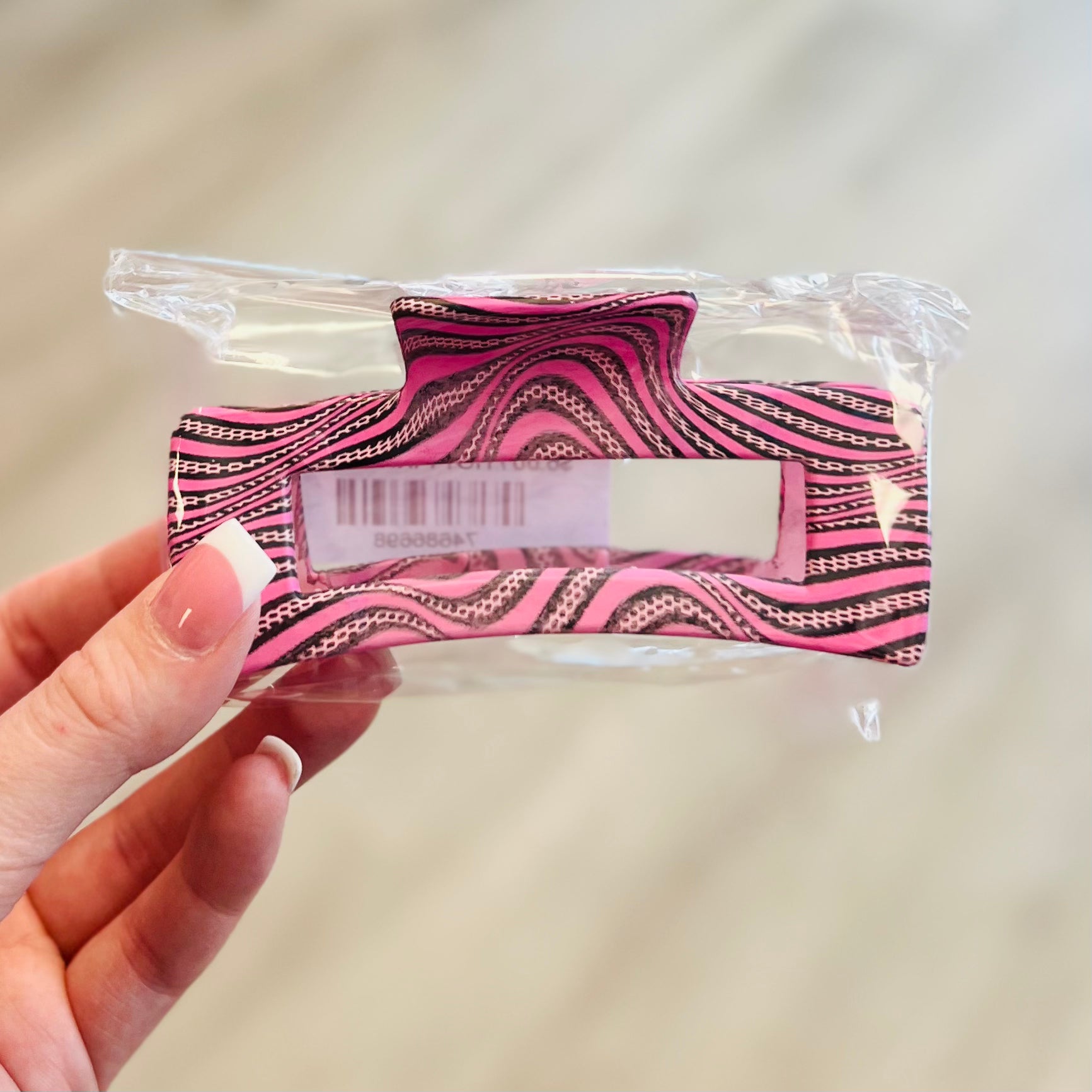 Printed Hair Claw Clips