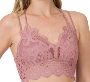 Padded Crochet Lace Bralette