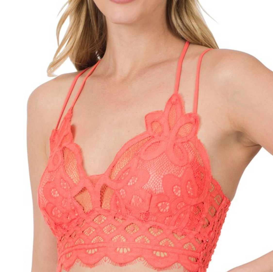 Padded Crochet Lace Bralette