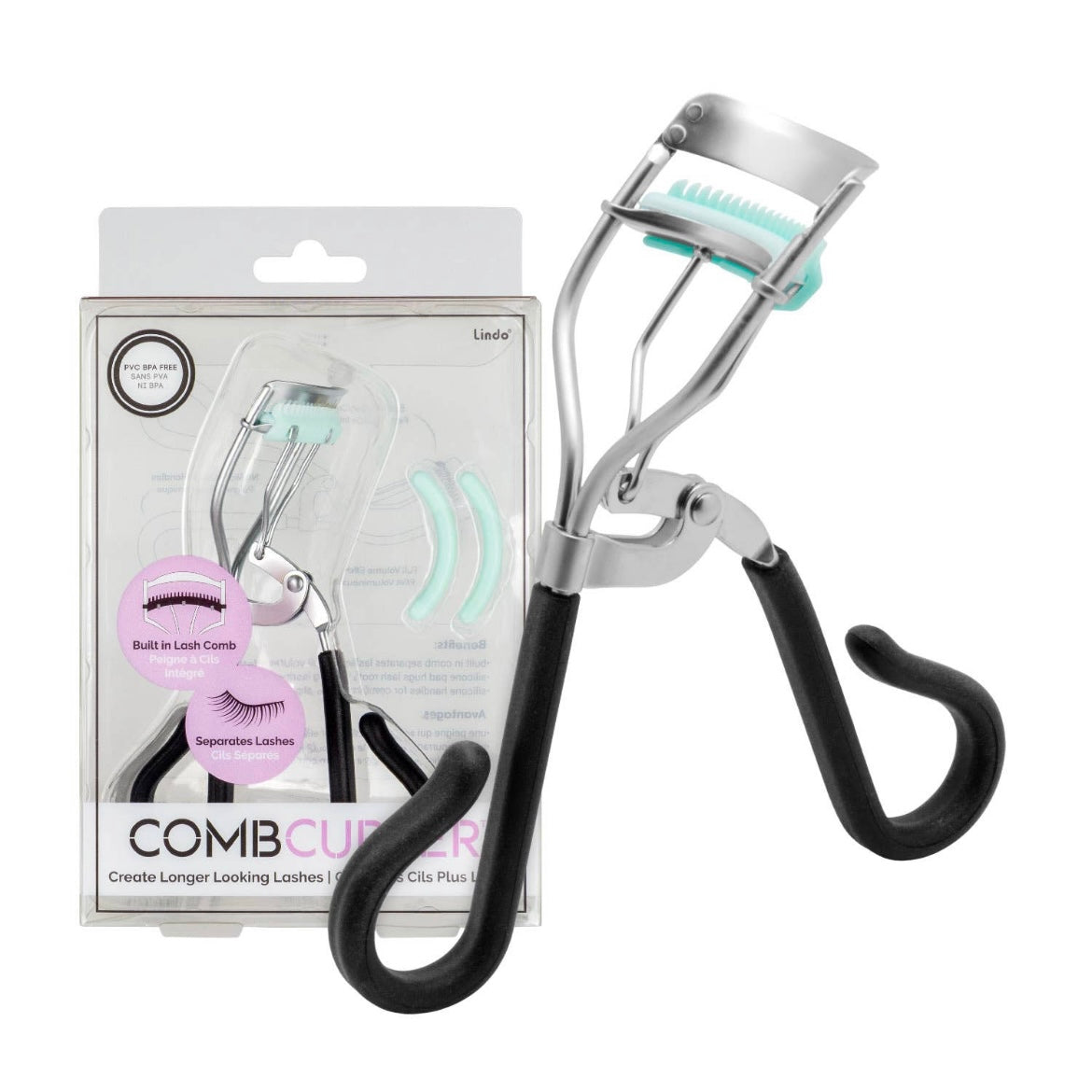 Blue Lash Comb Curler Full Volume Eyelash Separator