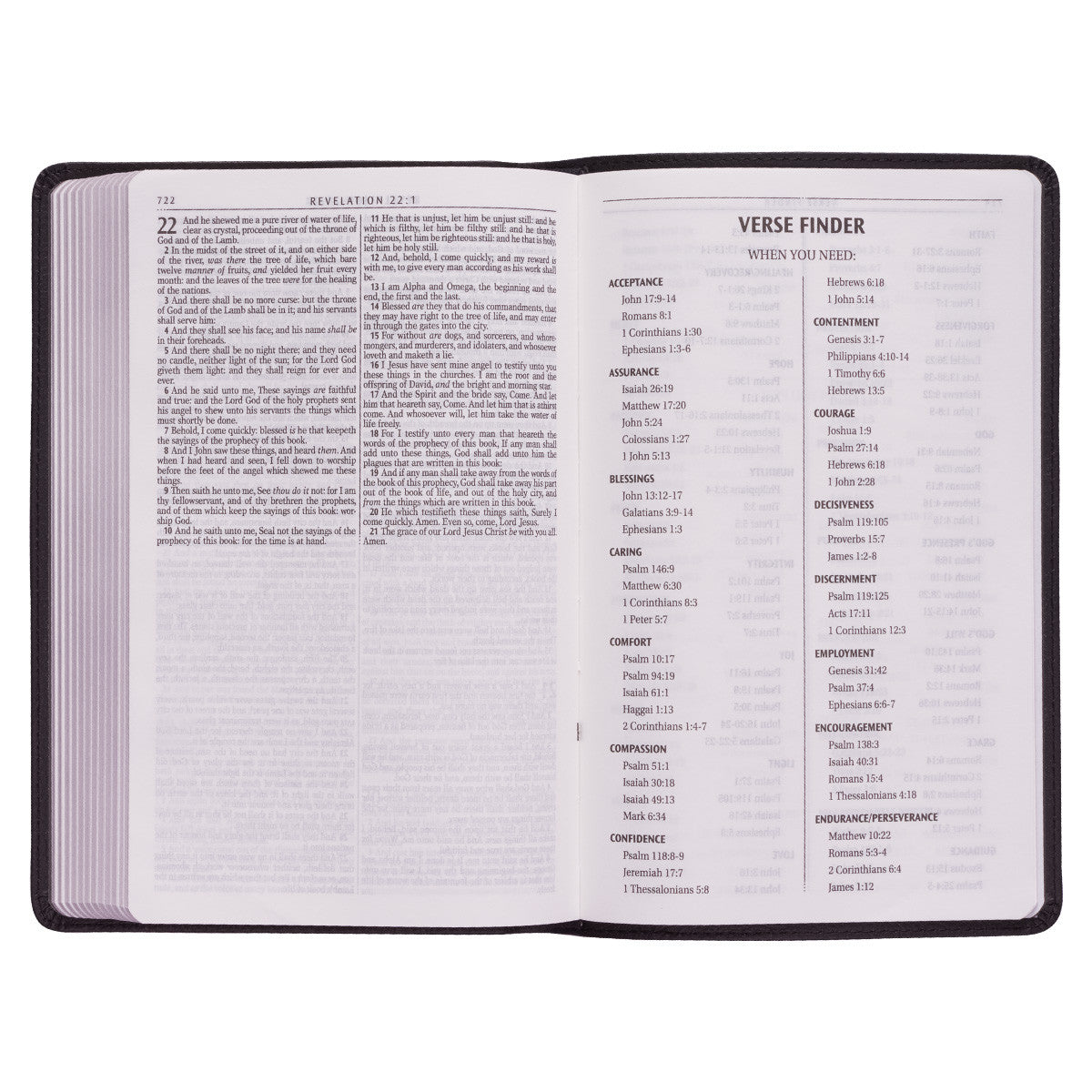 Black Faux Leather KJV Gift Edition Bible