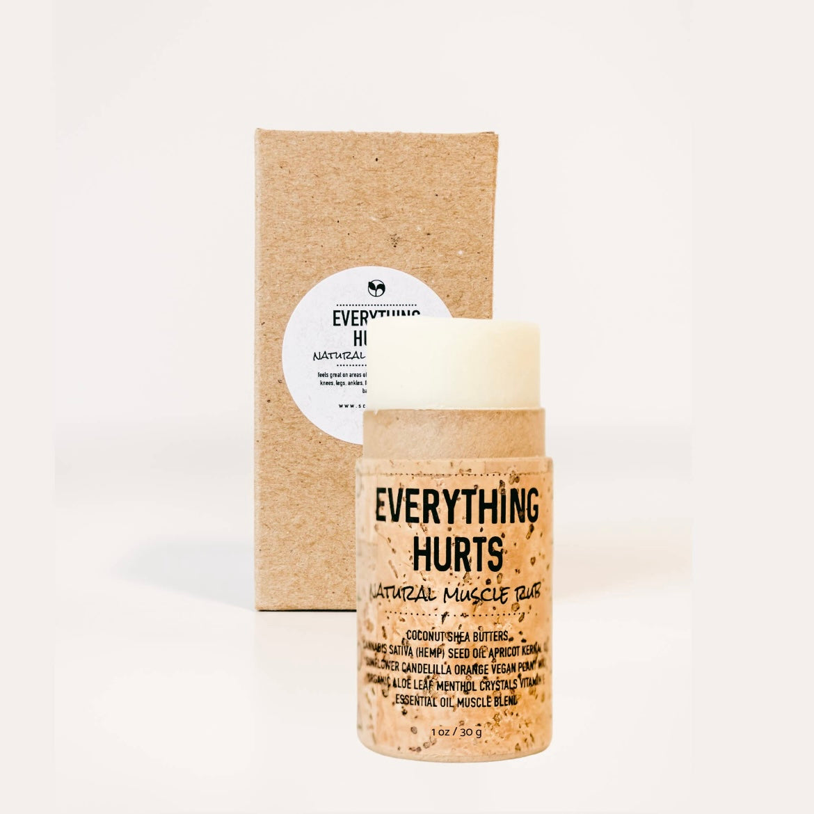 "Everything Hurts" All Natural Muscle 1oz Rub Stick