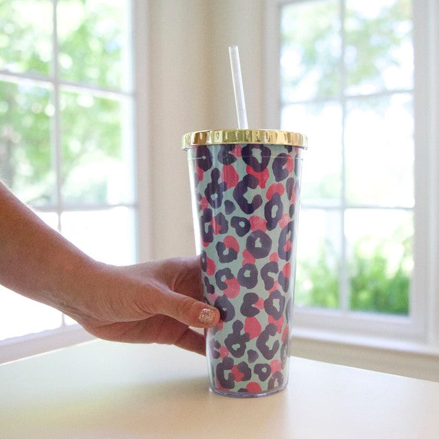 Mary Square Straw Tumbler