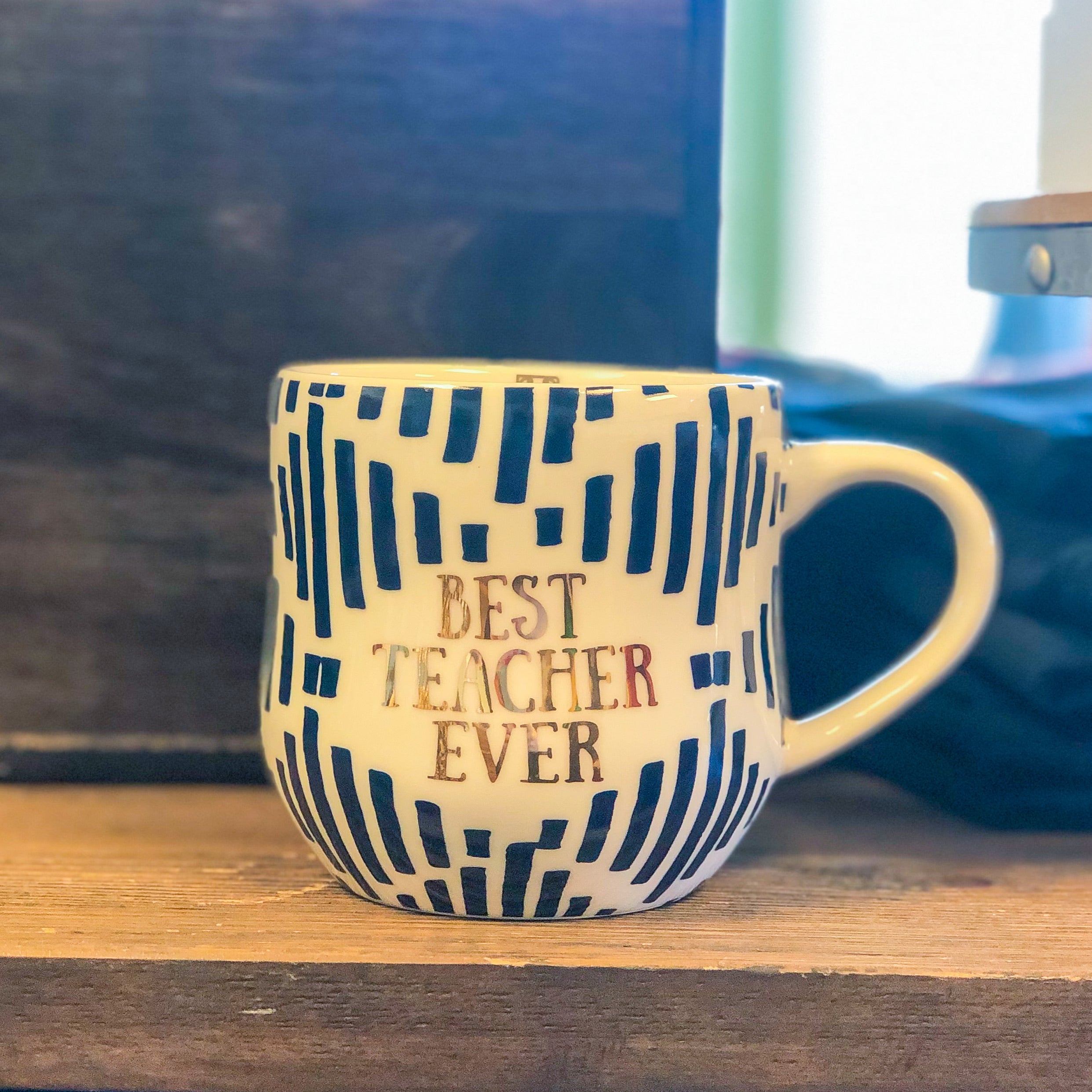 Best Teacher Ever Hourglass Mug