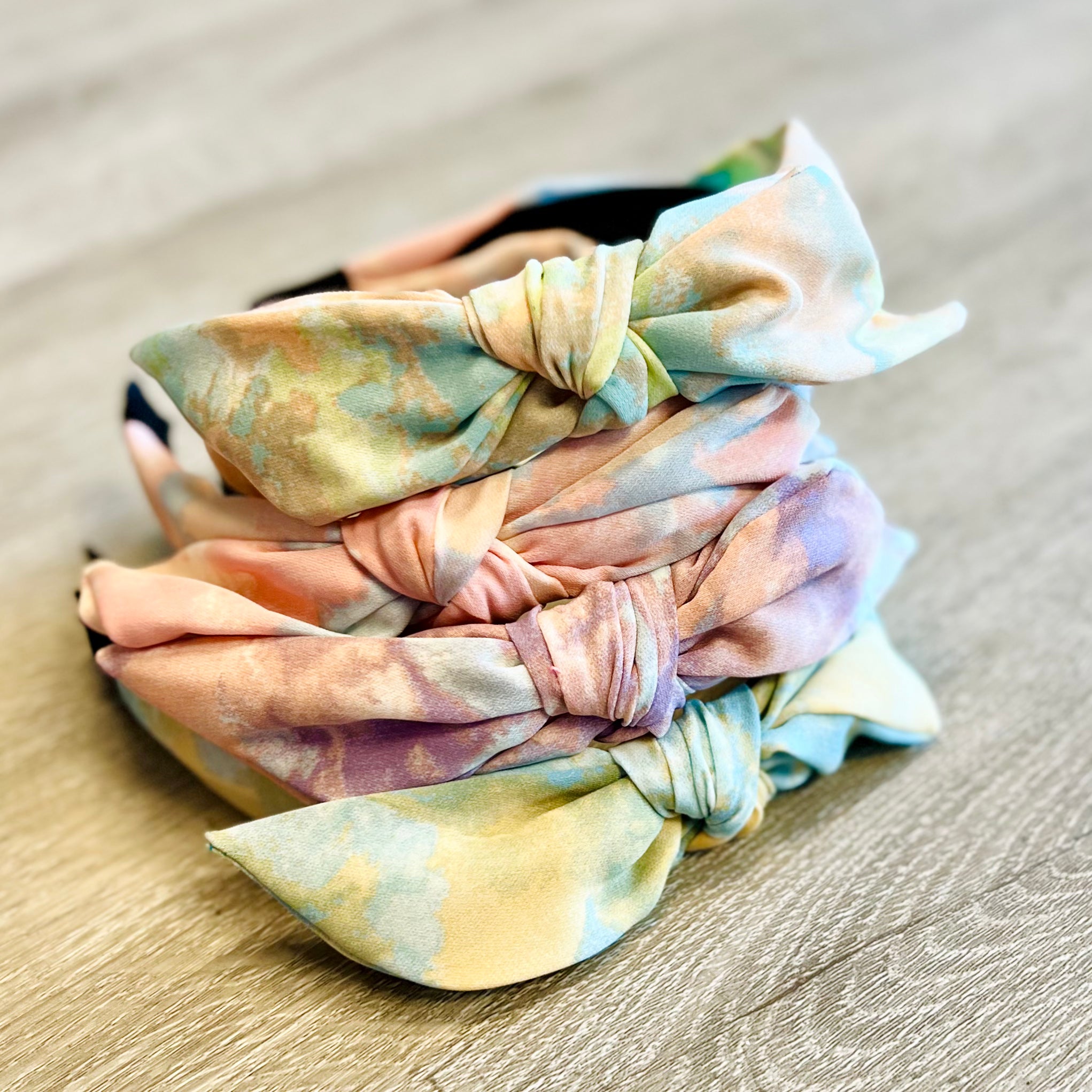 Tie Dye Bow Knot Headband