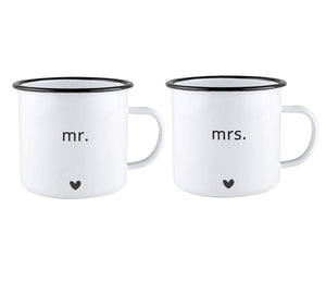 Mug Set Mr & Mrs 2 pc