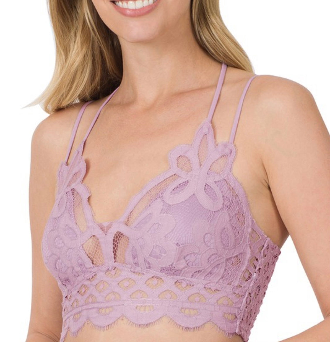 Padded Crochet Lace Bralette