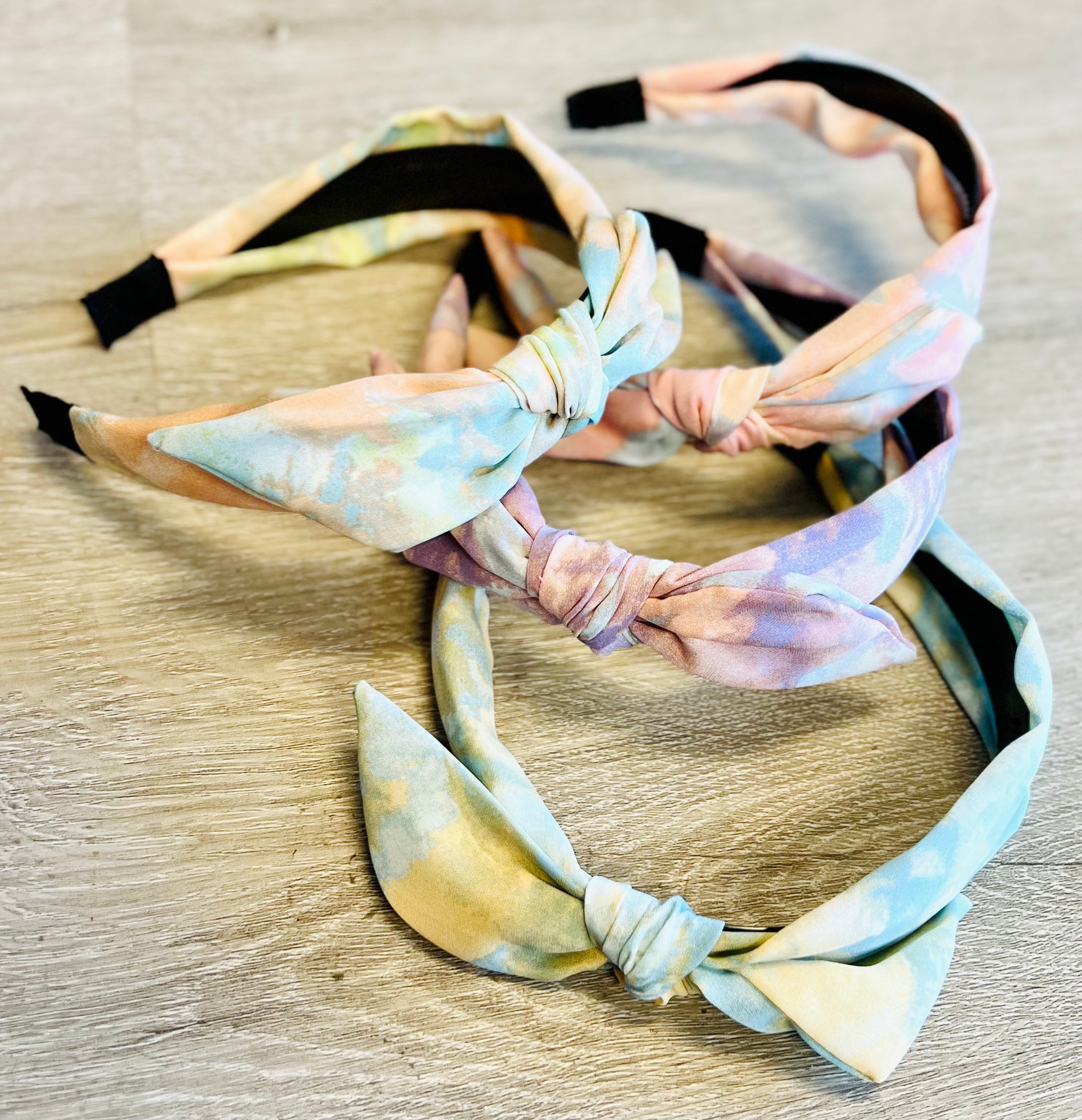 Tie Dye Bow Knot Headband