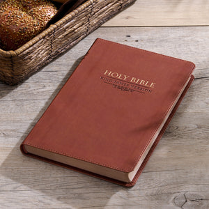 Saddle Tan KJV Gift Edition Bible