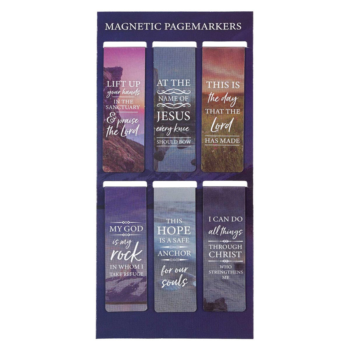 Tall Magnetic Bookmark Page Marker Set