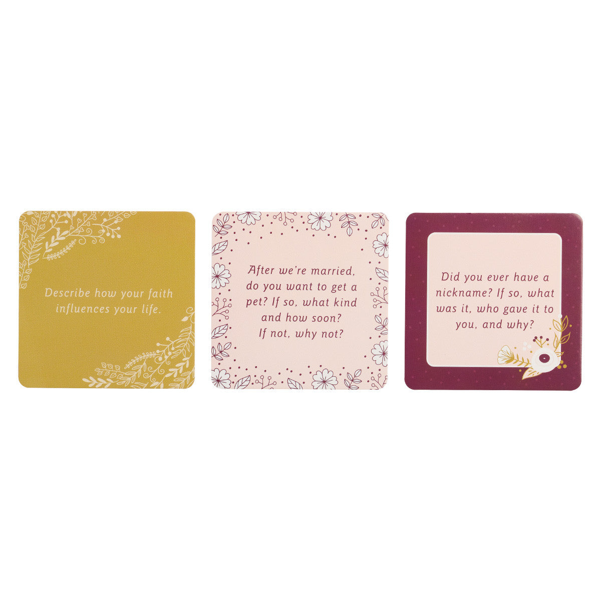 88 Great Converation Starters For Engaged Couples Tin Box Card Set