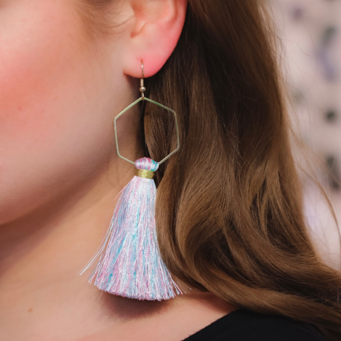 Multi Tassel Dangle Earrings