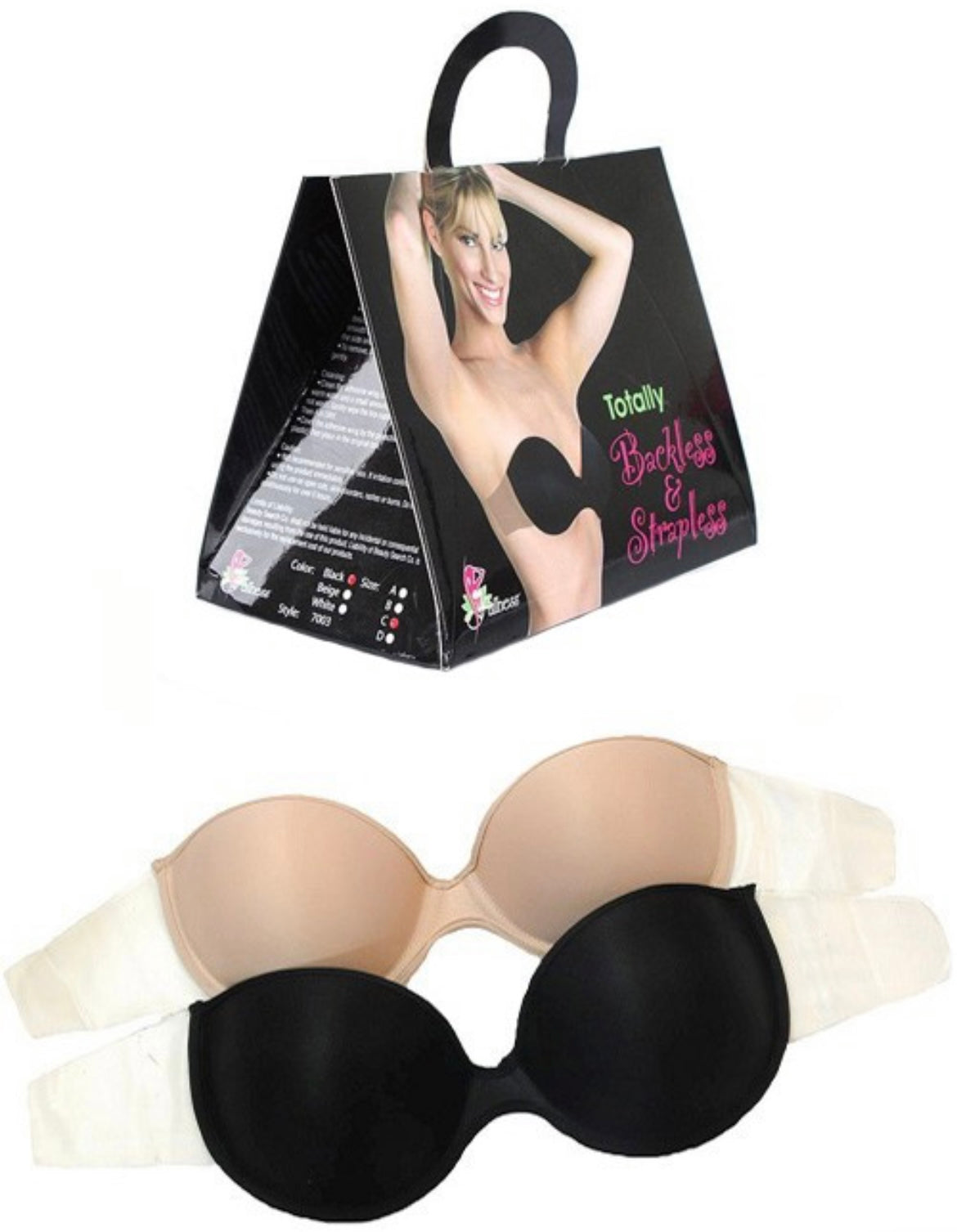 Strapless Bra With Adhesive Sides