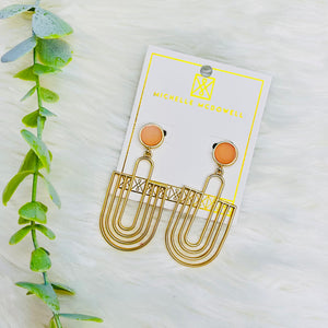 Reign Coral Earrings